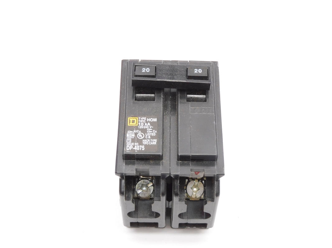SQUARE D HOM220 20A 120/240V (PKG OF 5) NSMP
