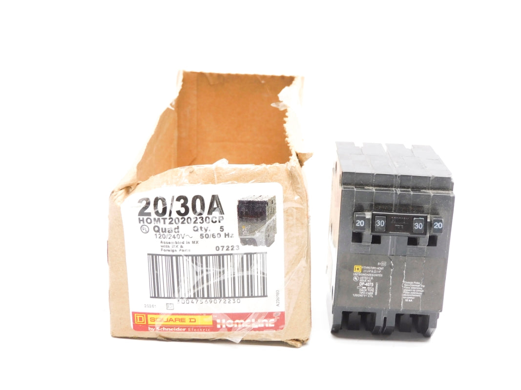 SQUARE D HOMT2020230CP 20/30A 120/240V (PKG OF 5) NSMP
