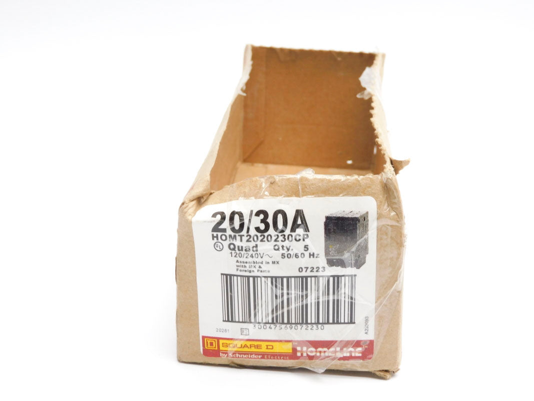 SQUARE D HOMT2020230CP 20/30A 120/240V (PKG OF 5) NSMP
