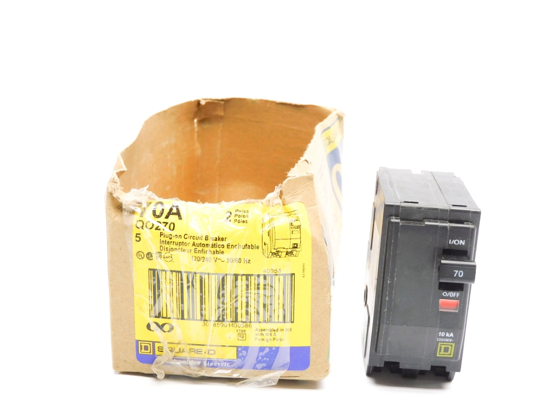 SQUARE D QO270 70A 120/240V (PKG OF 5) NSMP