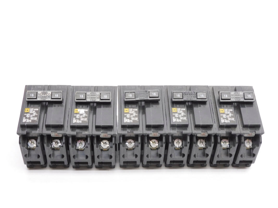 SQUARE D HOM215CP 120/240V15A (PKG OF 5) NSMP