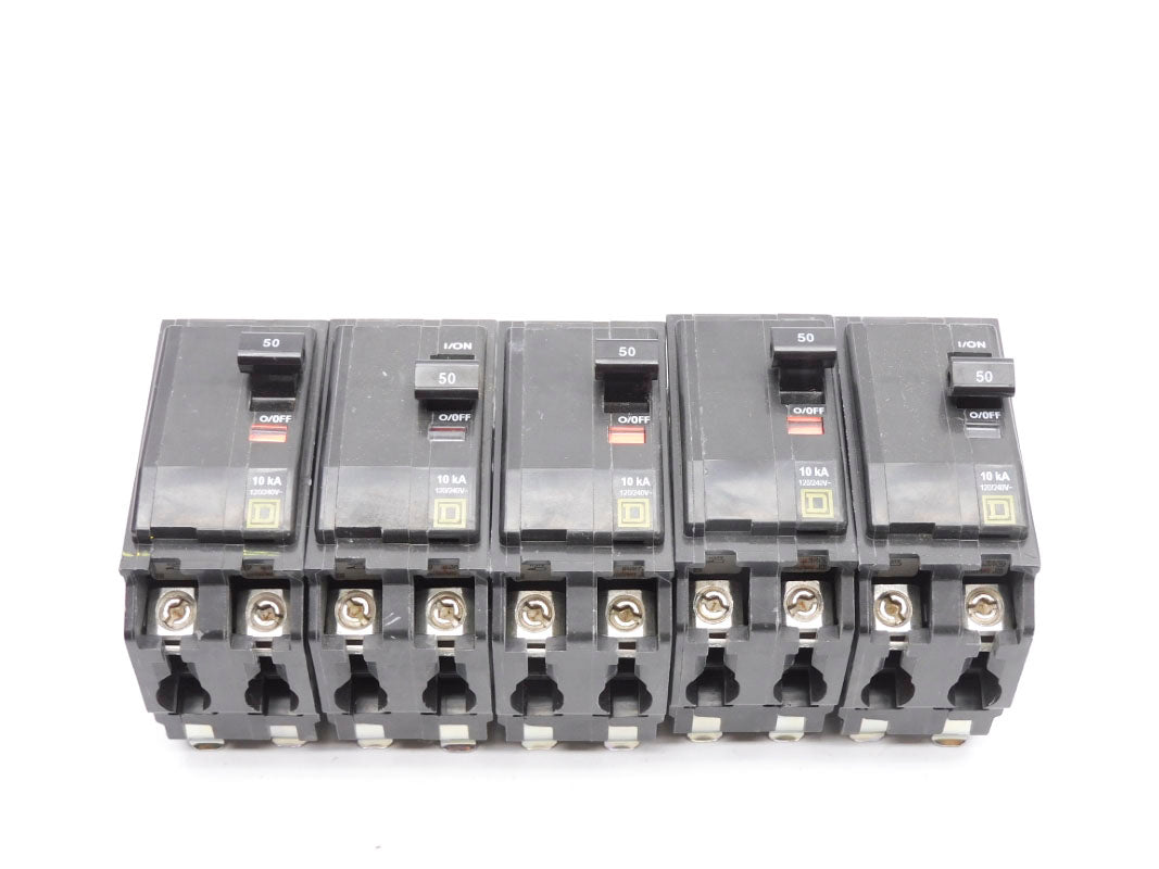 SQUARE D QO250CP 50A 120/240V (PKG OF 5) NSMP
