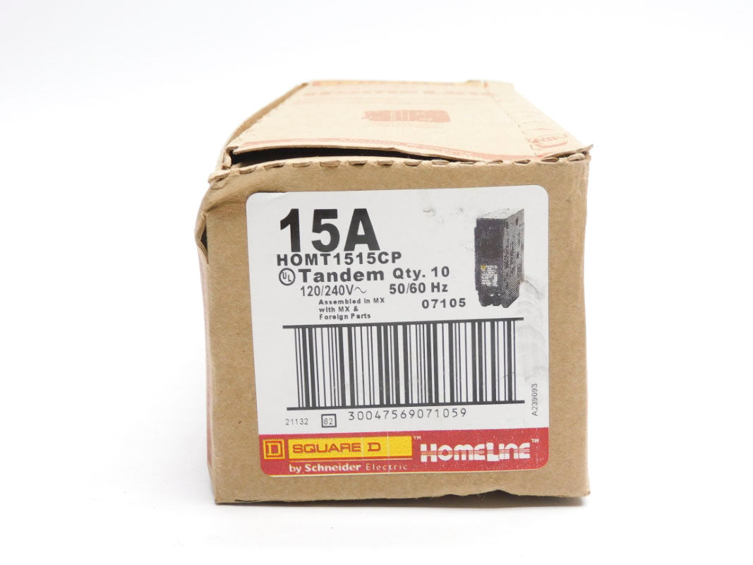 SQUARE D HOMT1515CP 15A 120/240V (PKG OF 10) NSMP