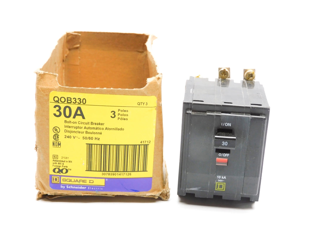 SQUARE D QOB330 30A 240V (PKG OF 3) NSMP