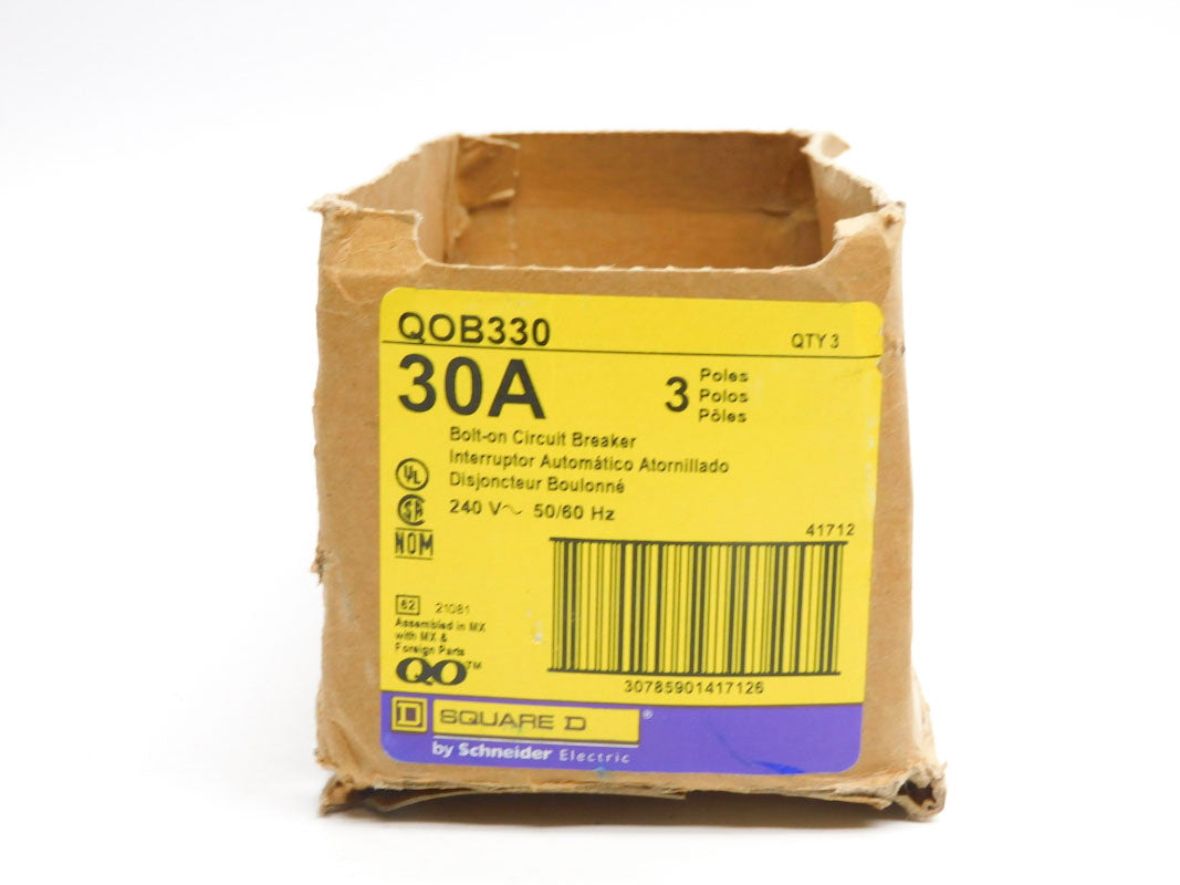 SQUARE D QOB330 30A 240V (PKG OF 3) NSMP