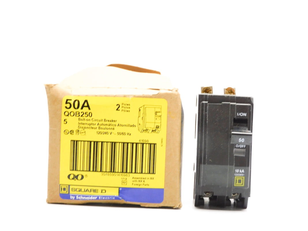 SQUARE D QOB250 50A 120/240V (PKG OF 5) NSMP
