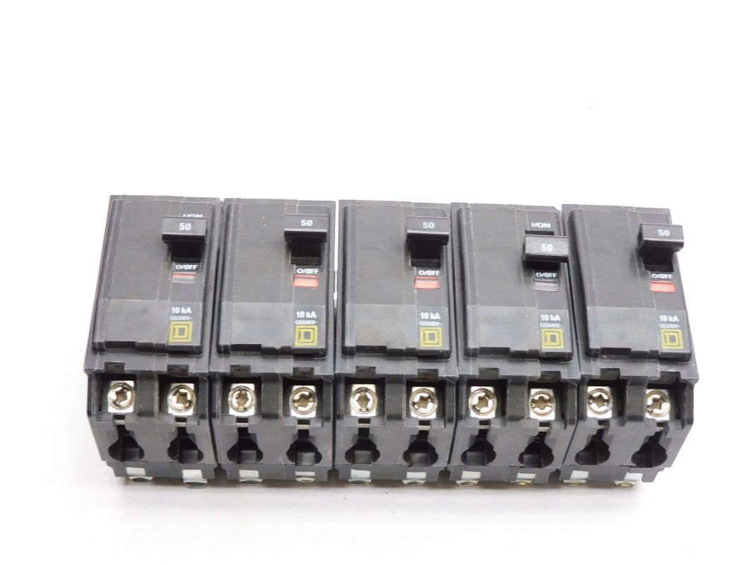 SQUARE D QOB250 50A 120/240V (PKG OF 5) NSMP