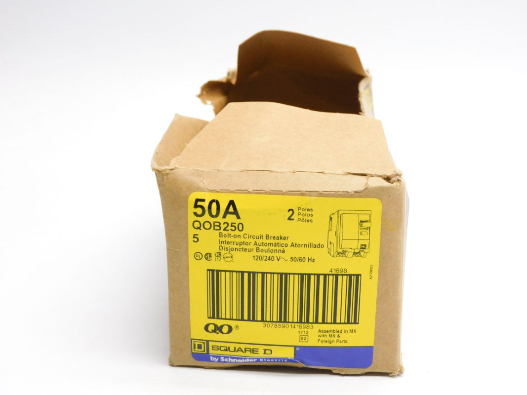 SQUARE D QOB250 50A 120/240V (PKG OF 5) NSMP
