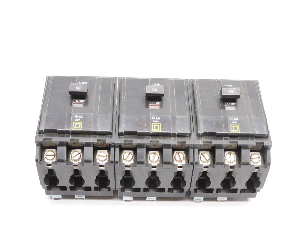 SQUARE D QOB350 50A 240V (PKG OF 3) NSMP