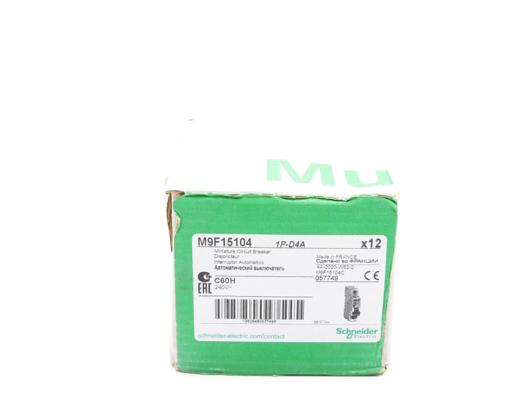 SCHNEIDER ELECTRIC M9F15104 4A 240V (PKG OF 12) NSFS