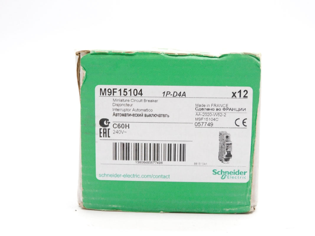 SCHNEIDER ELECTRIC M9F15104 4A 240V (PKG OF 12) NSFS