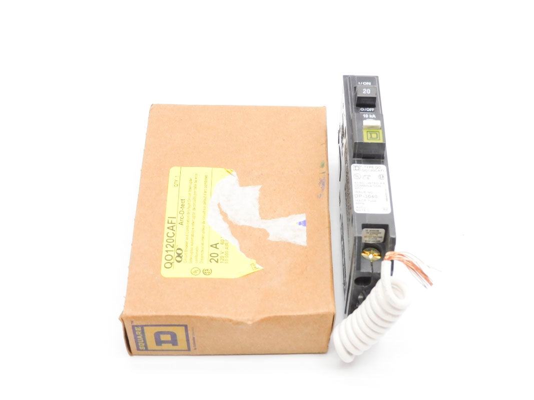 SQUARE D QO120CAFI 120V 20A NSMP