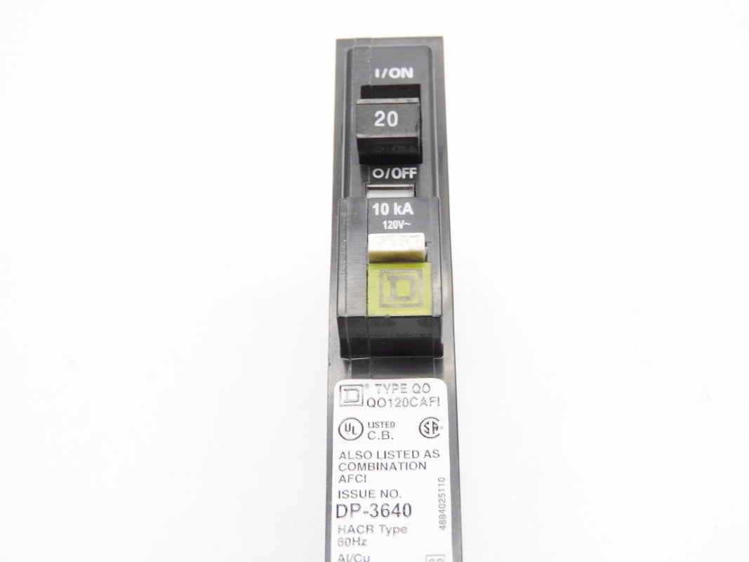 SQUARE D QO120CAFI 120V 20A NSMP
