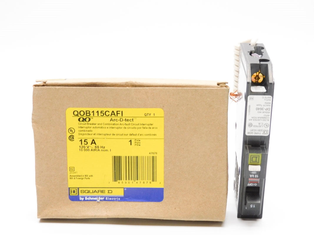 SQUARE D QOB115CAFI 120V 15A NSMP