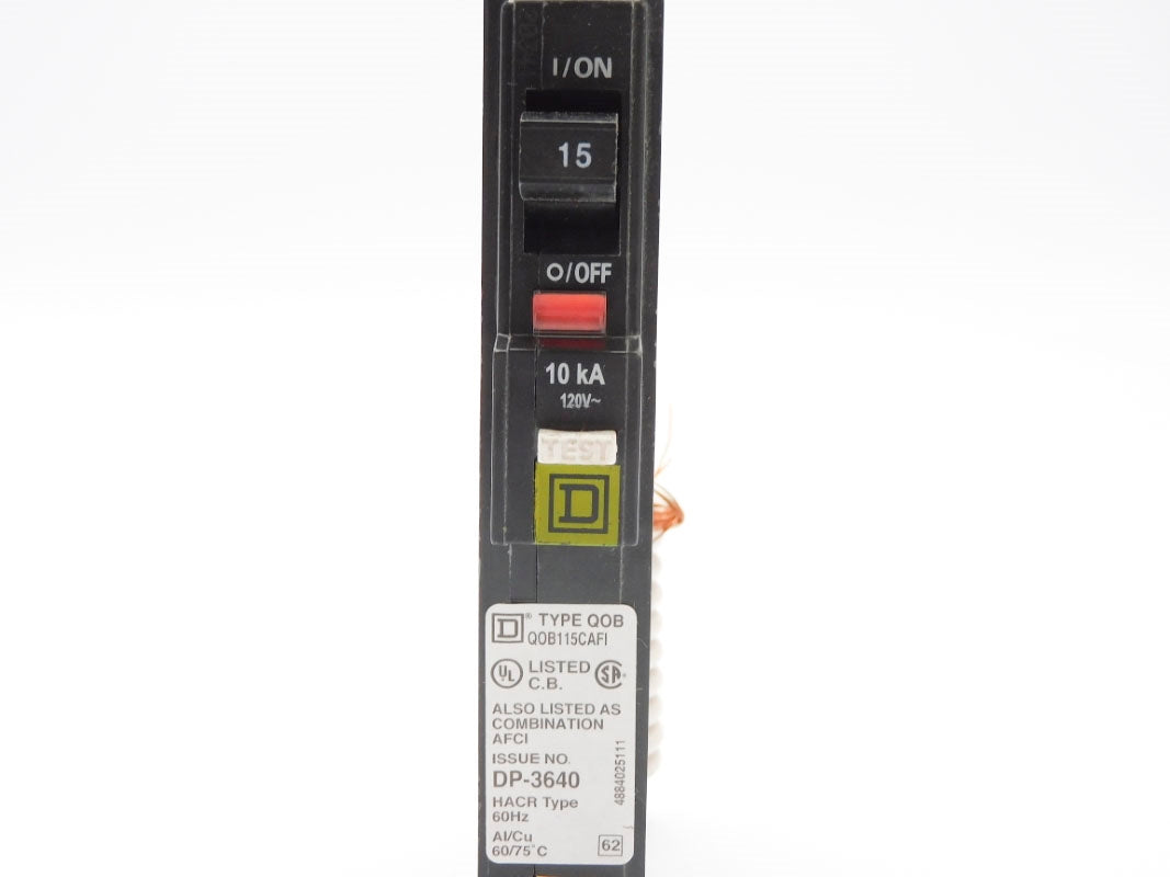 SQUARE D QOB115CAFI 120V 15A NSMP