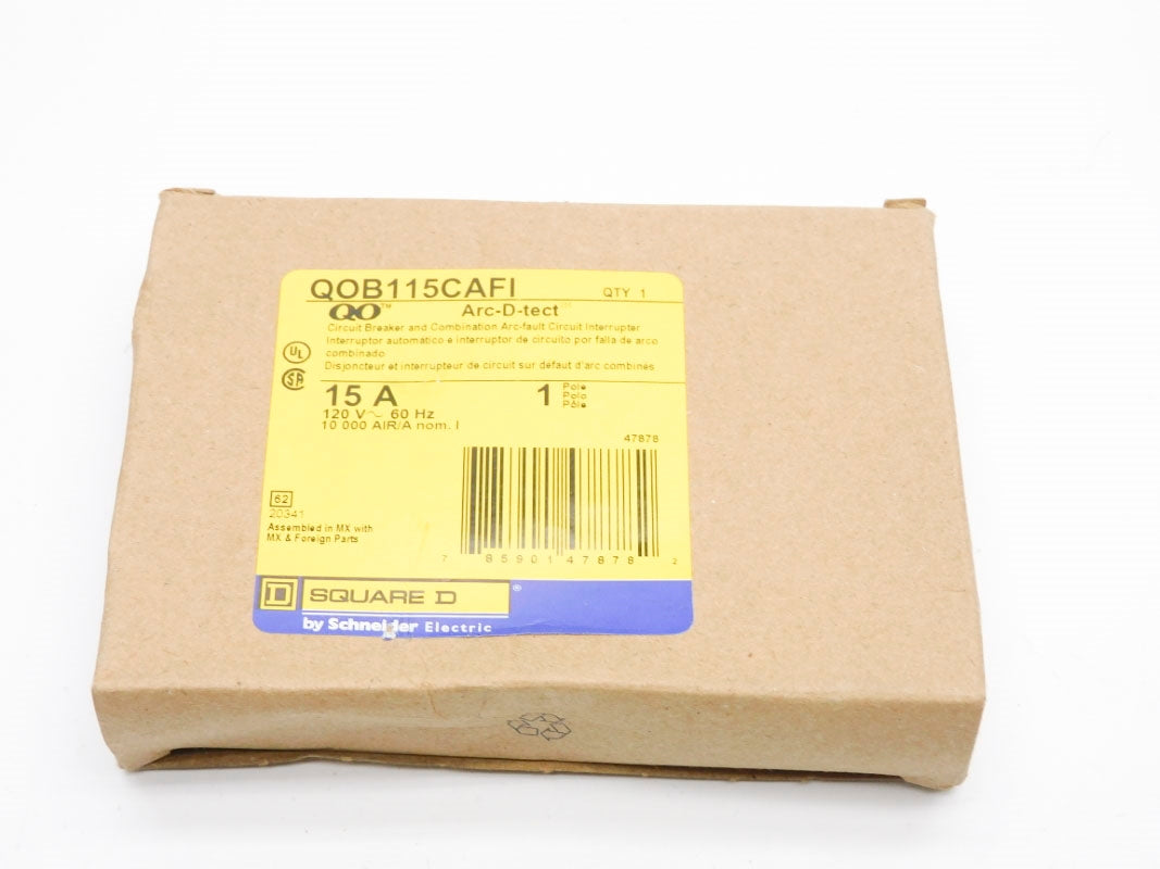 SQUARE D QOB115CAFI 120V 15A NSMP