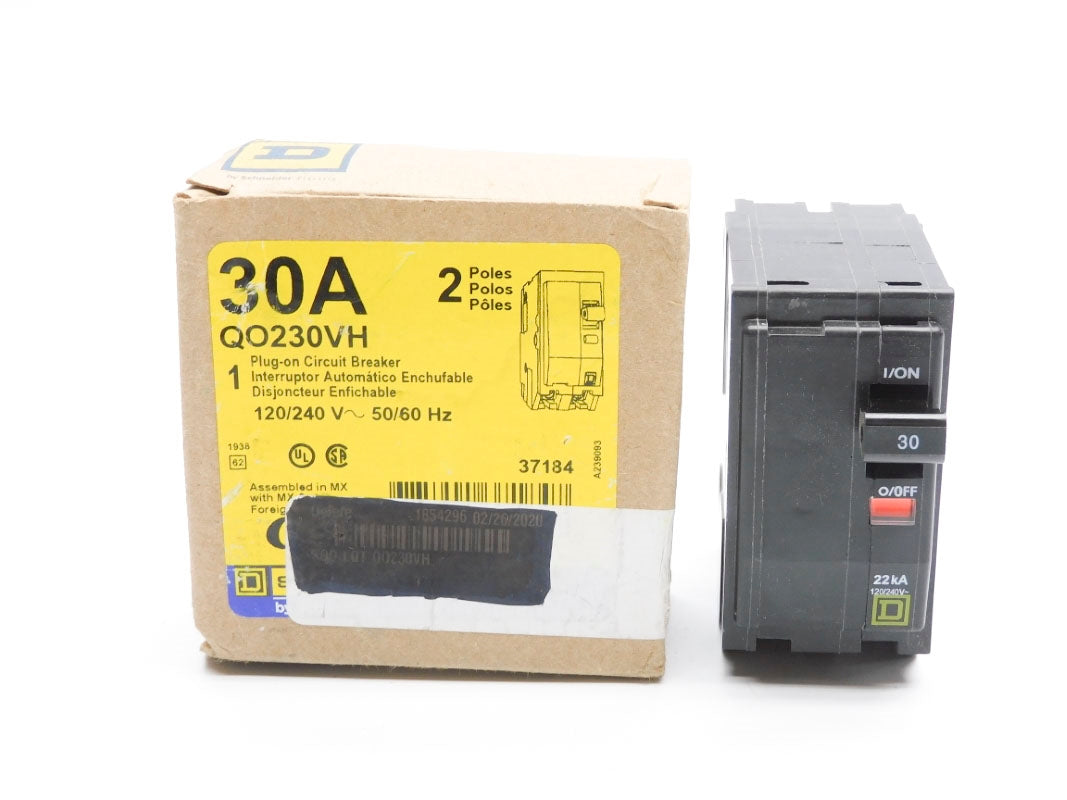 SQUARE D QO230VH 120/240V 30A NSMP