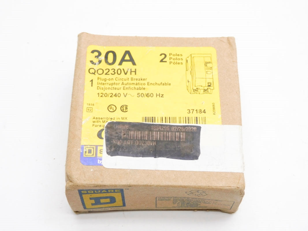 SQUARE D QO230VH 120/240V 30A NSMP