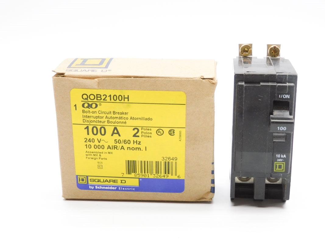 SQUARE D QOB2100H 100A 240V NSMP