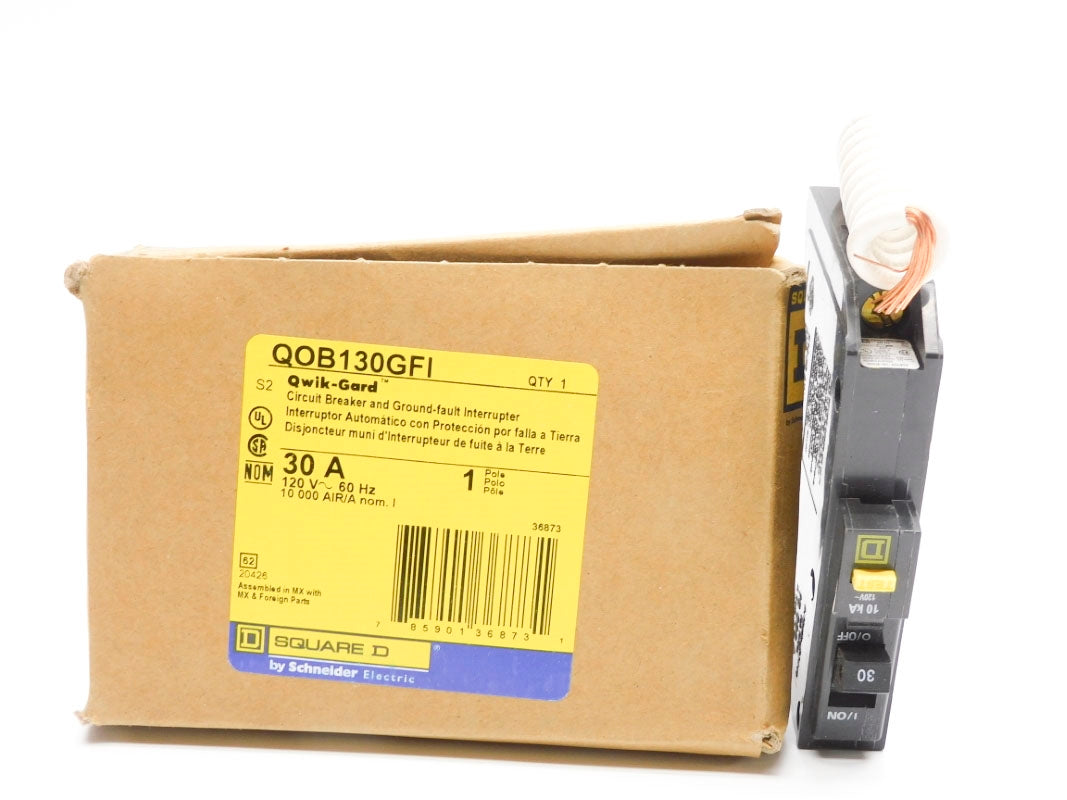 SQUARE D QOB130GFI 120V 30A NSMP