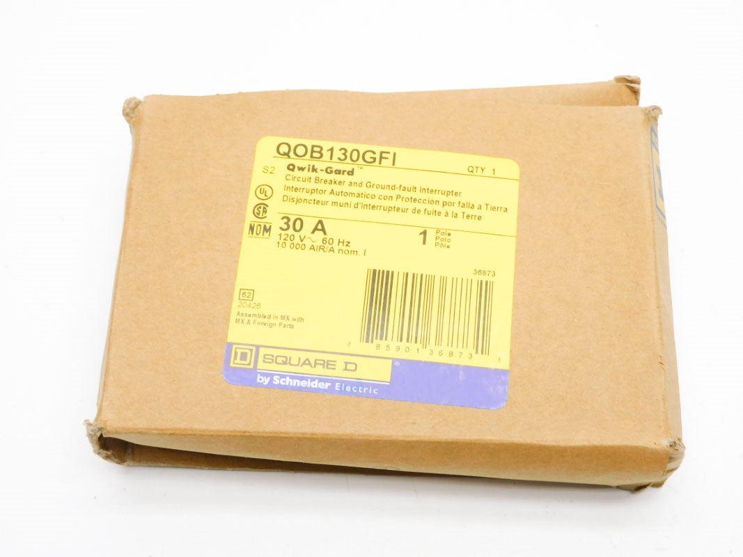 SQUARE D QOB130GFI 120V 30A NSMP