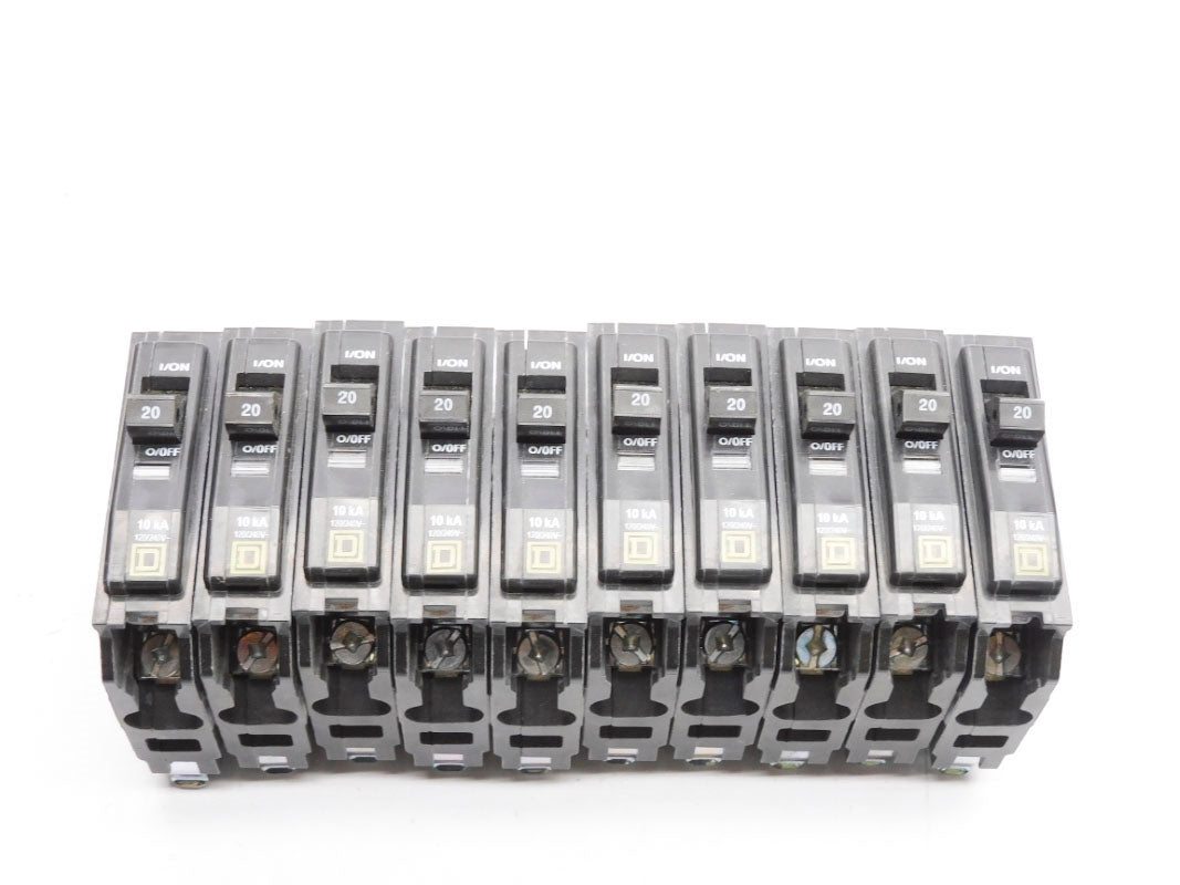 SQUARE D QO120HM 20A 120/240V (PKG OF 10) NSMP