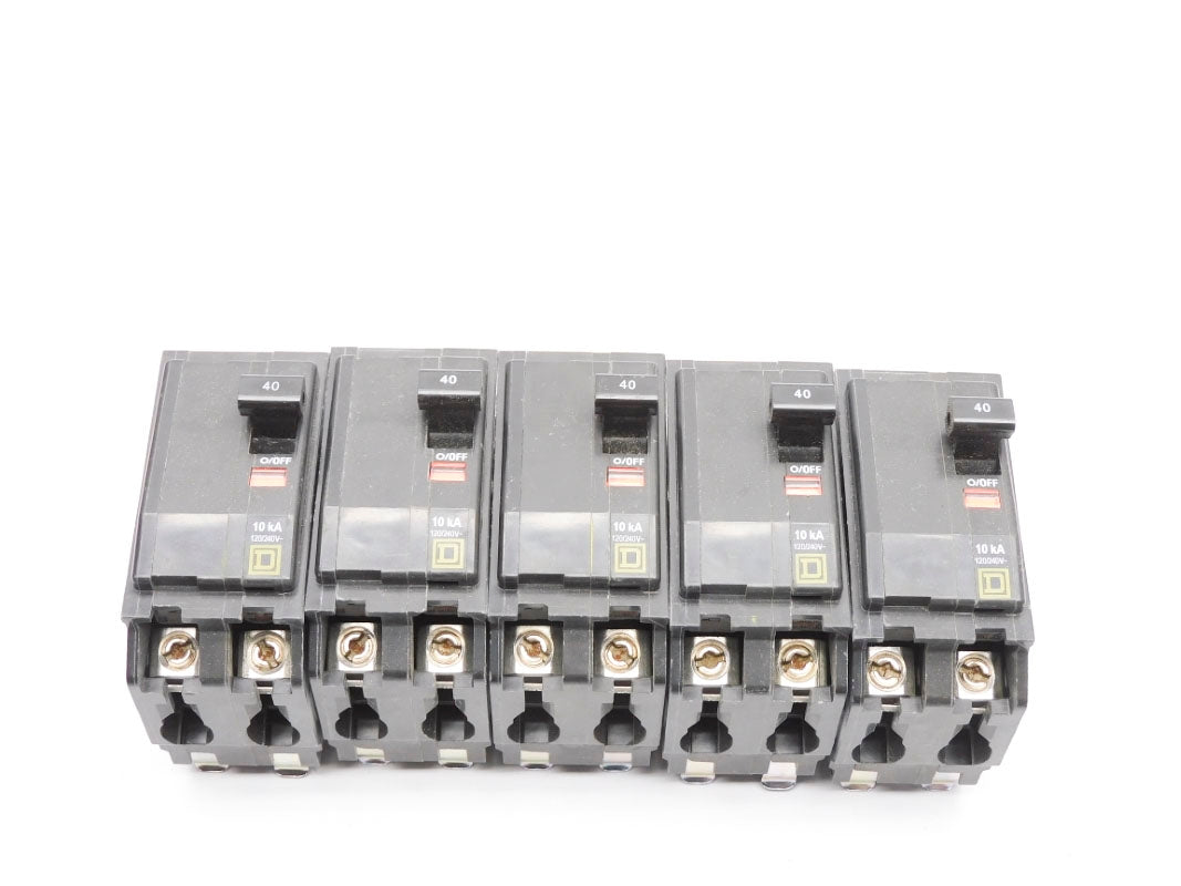 SQUARE D QOB240CP 40A 120/240V (PKG OF 5) NSMP