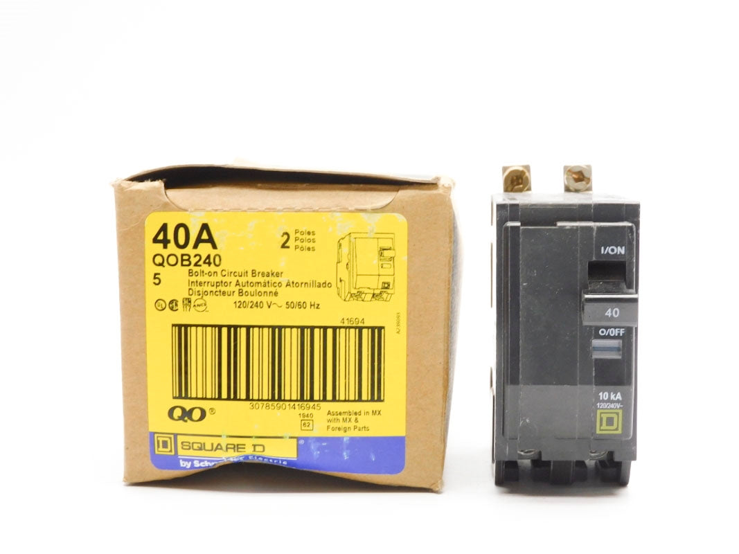 SQUARE D QOB240 40A 120/240V (PKG OF 5) NSMP