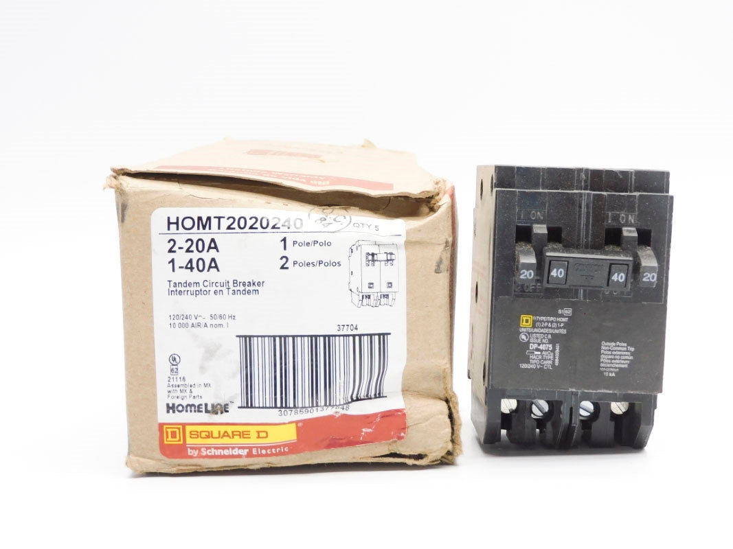 SQUARE D HOMT2020240 20/40A 120/240V (PKG OF 5) NSMP