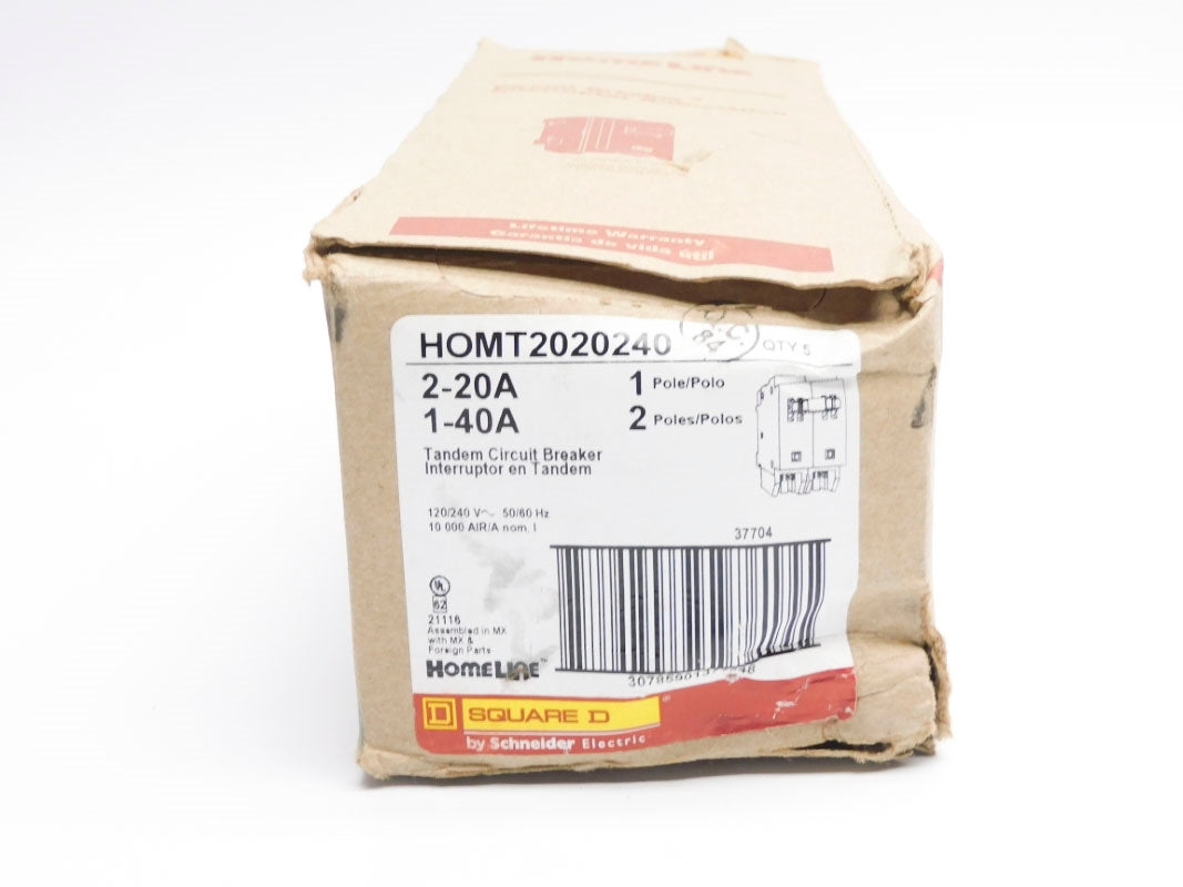 SQUARE D HOMT2020240 20/40A 120/240V (PKG OF 5) NSMP