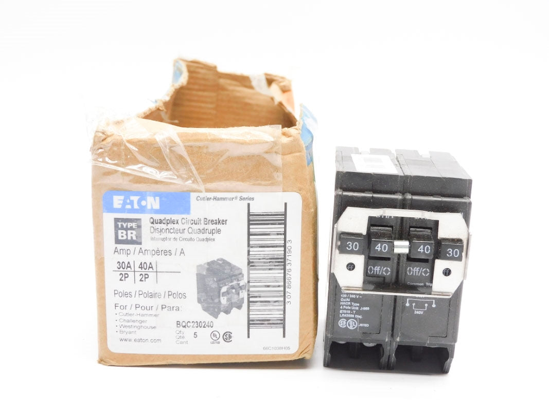 EATON BQC230240 30/40A 120/240V (PKG OF 5) NSMP