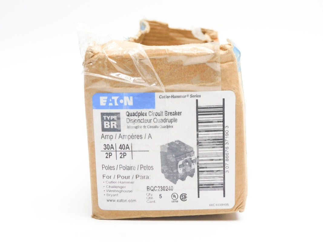 EATON BQC230240 30/40A 120/240V (PKG OF 5) NSMP