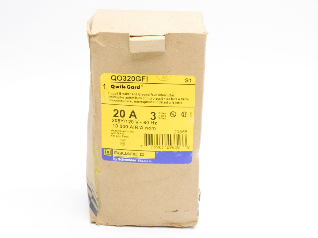 SQUARE D QO320GFI 208/120V 20A NSMP