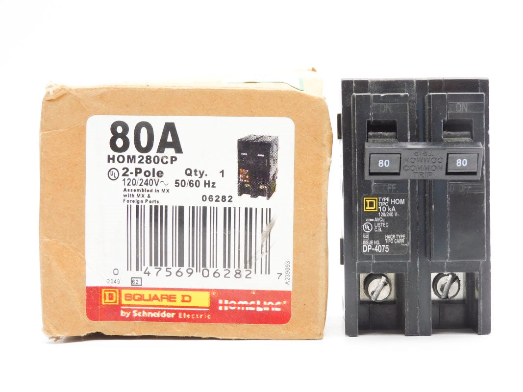 SQUARE D HOM280CP 120/240V 80A NSMP