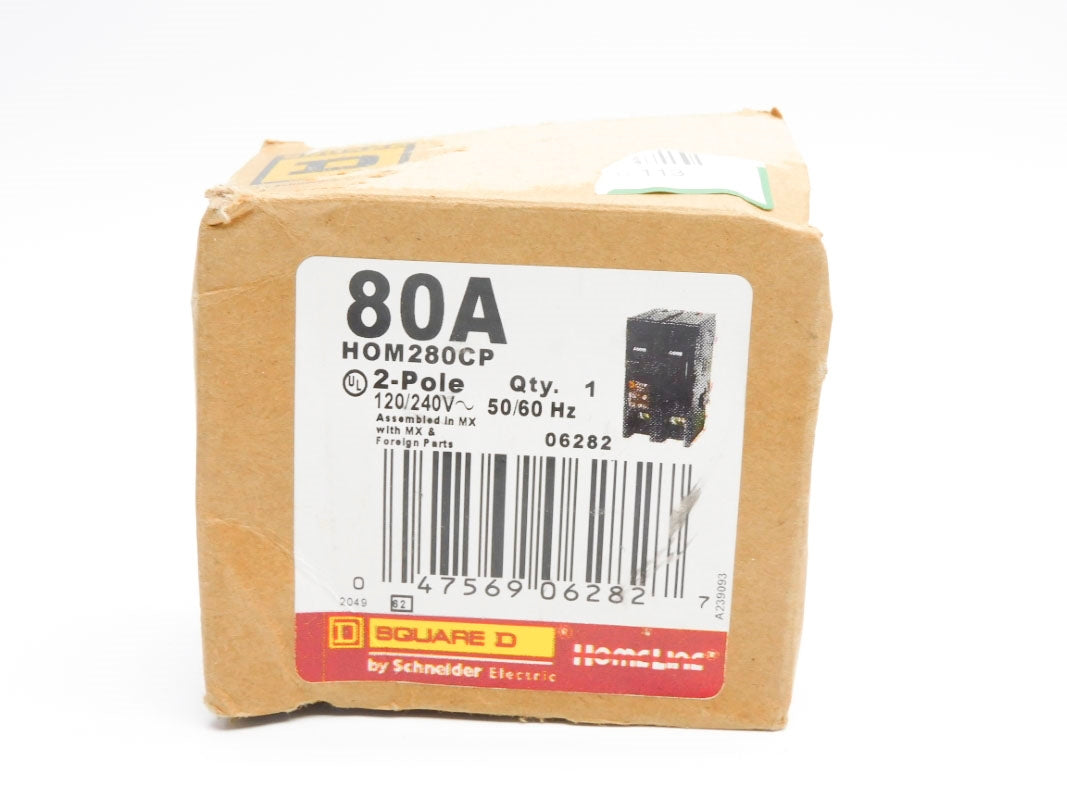 SQUARE D HOM280CP 120/240V 80A NSMP