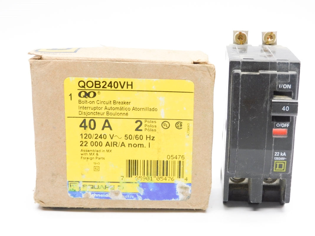 SQUARE D QOB240VH 120/240V 40A NSMP