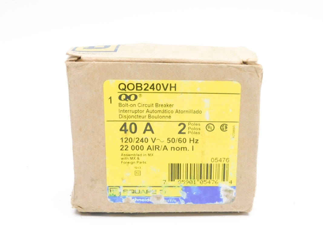 SQUARE D QOB240VH 120/240V 40A NSMP
