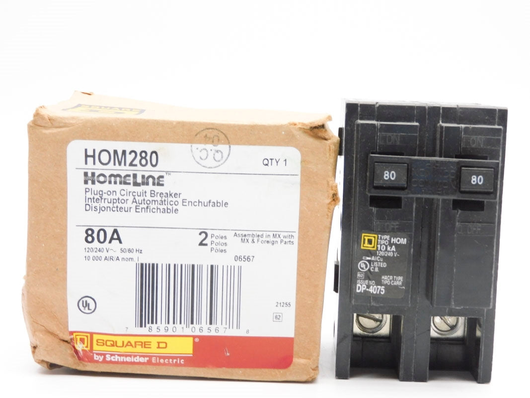 SQUARE D HOM280 80A 120/240V NSMP