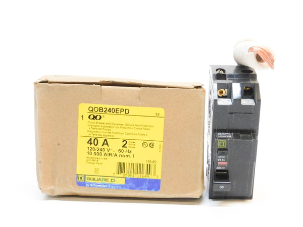 SQUARE D QOB240EPD 40A 120/240V NSMP