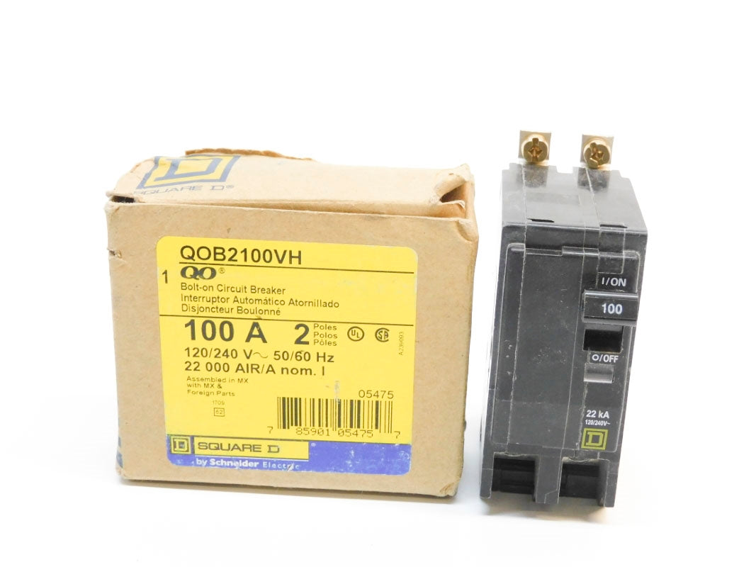 SQUARE D QOB2100VH 120/240V 100A NSMP