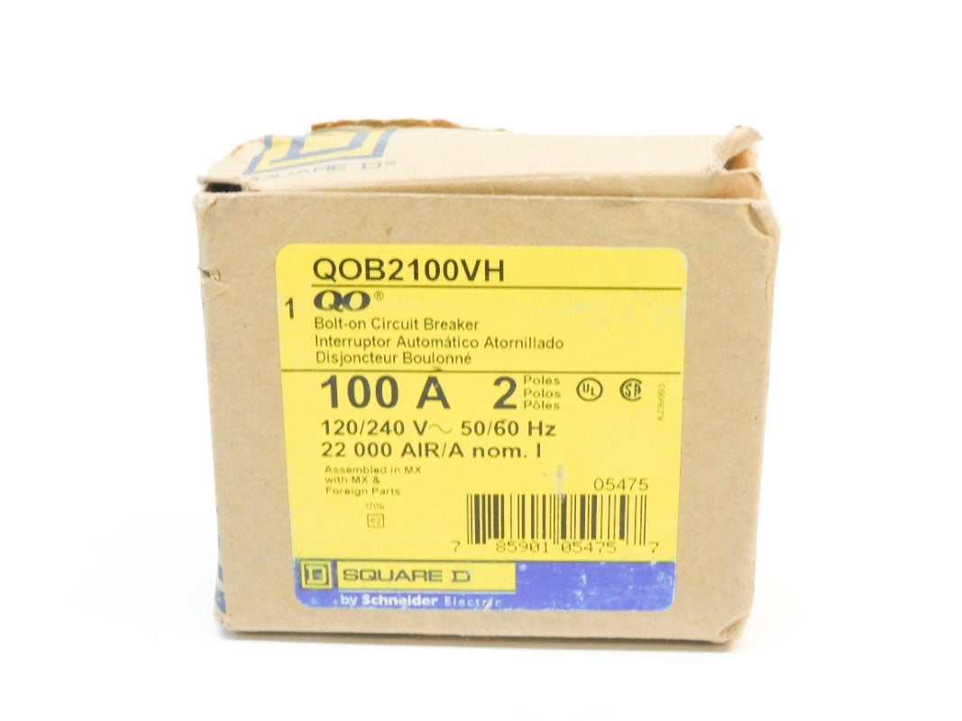 SQUARE D QOB2100VH 120/240V 100A NSMP