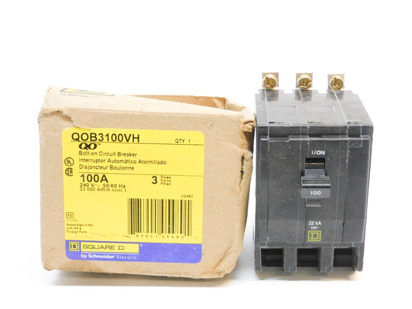 SQUARE D QOB3100VH 240V 100A NSMP