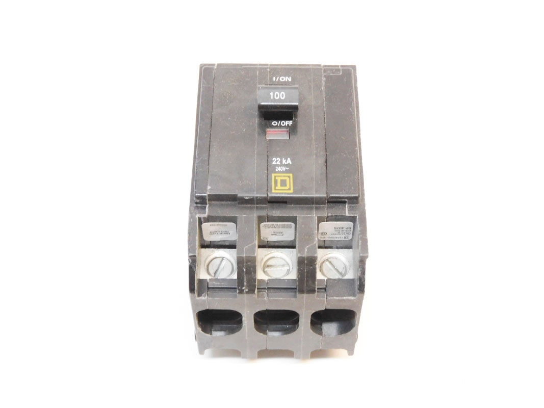 SQUARE D QOB3100VH 240V 100A NSMP
