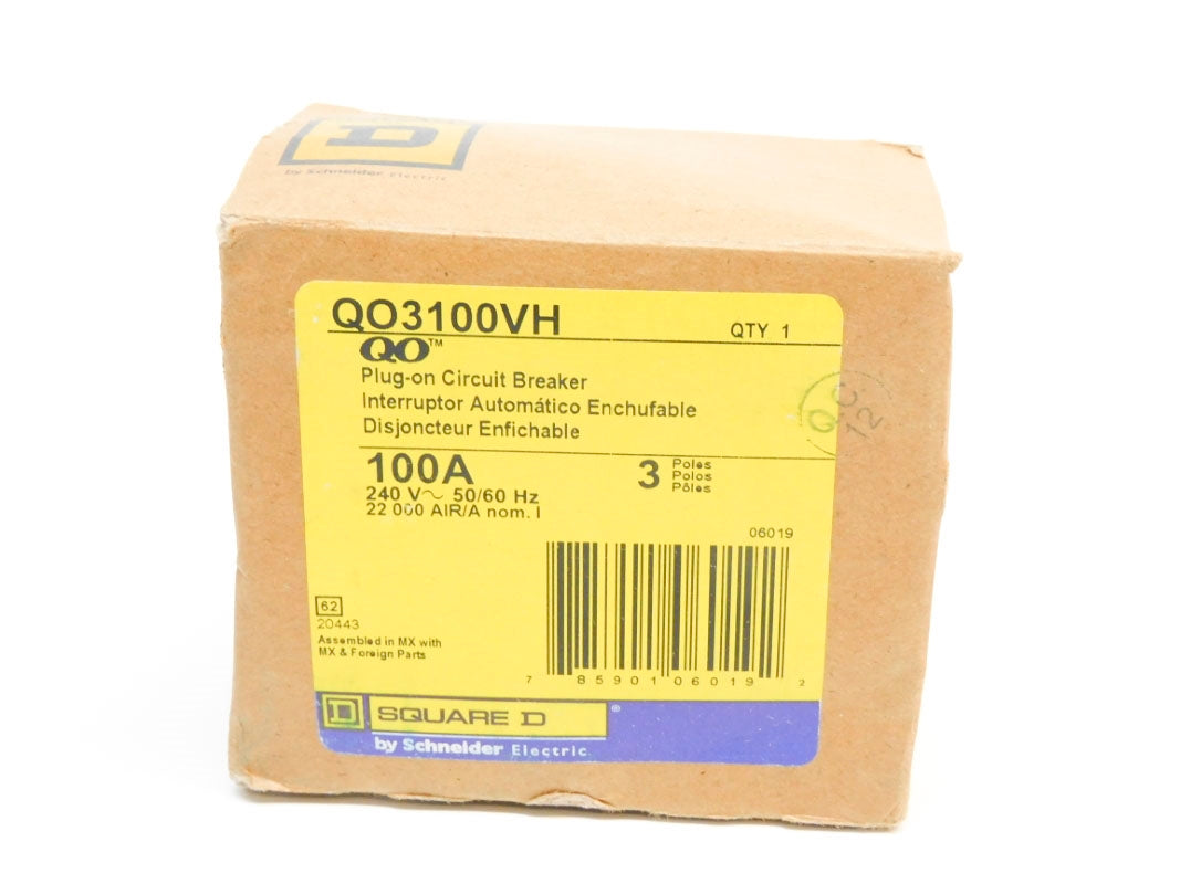 SQUARE D QO3100VH 100A 240V NSMP