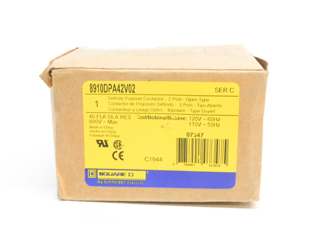 SQUARE D 8910DPA42V02 SER. C 110/120V 40A NSMP