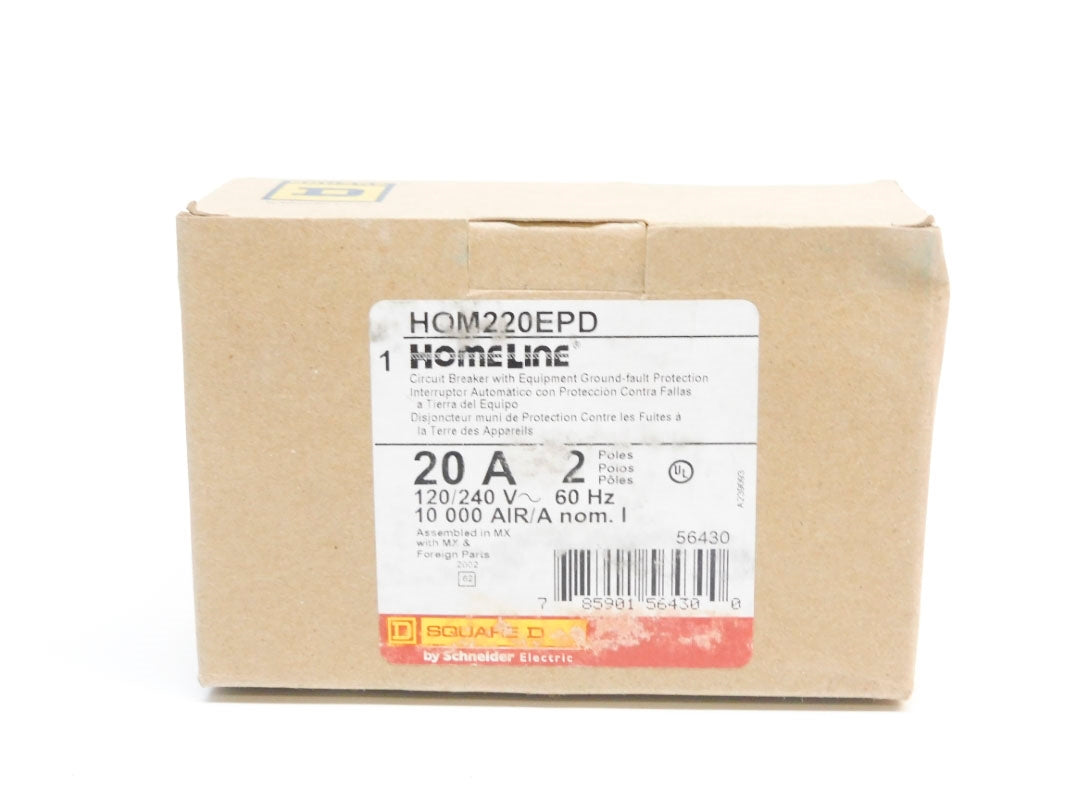 SQUARE D HOM220EPD 120/240V 20A NSMP