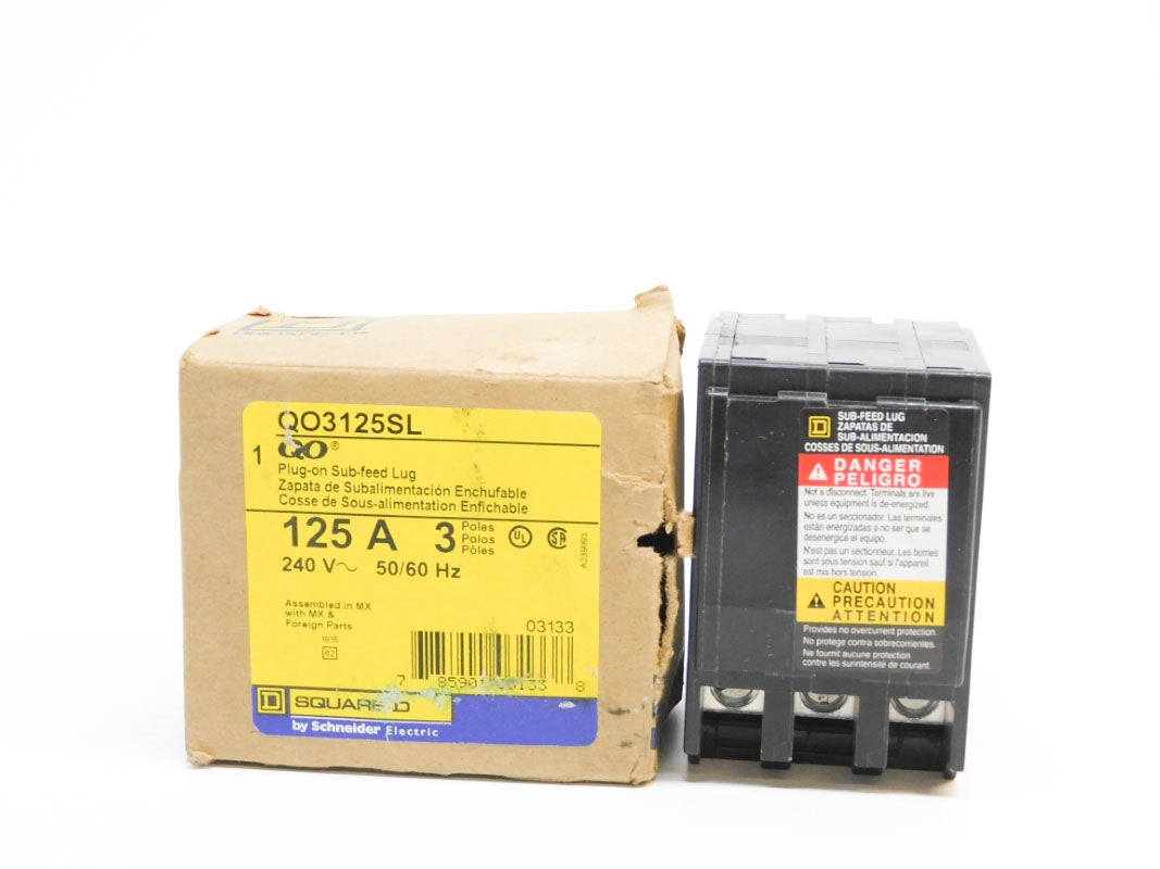 SQUARE D QO3125SL 240V 125A NSMP