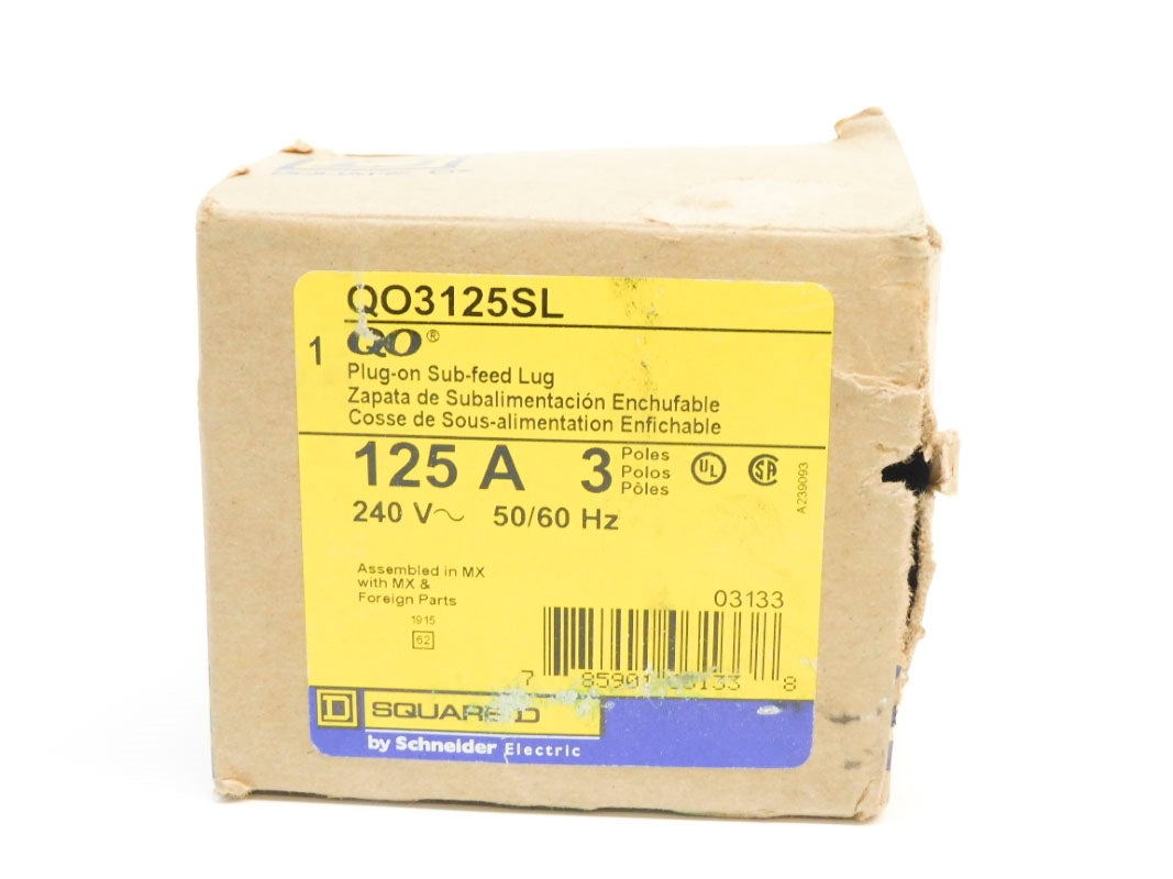 SQUARE D QO3125SL 240V 125A NSMP