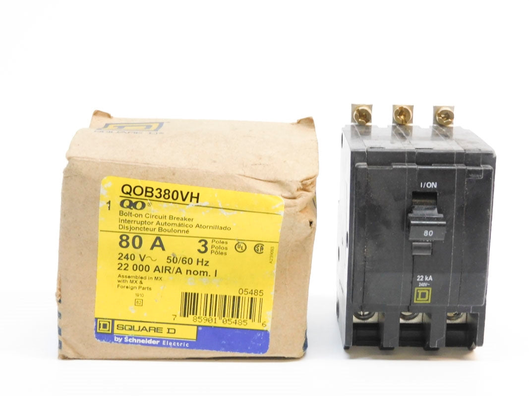 SQUARE D QOB380VH 240V 80A NSMP