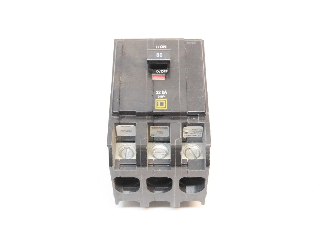 SQUARE D QOB380VH 240V 80A NSMP